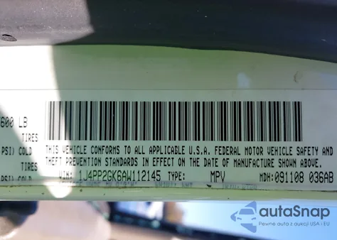 2010 Jeep Liberty Sport из США, поврежденный, VIN 1J4PP2GK6AW112145